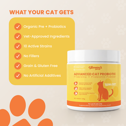 Sammy’s™ Advanced Probiotic + Prebiotic Powder (60gram)